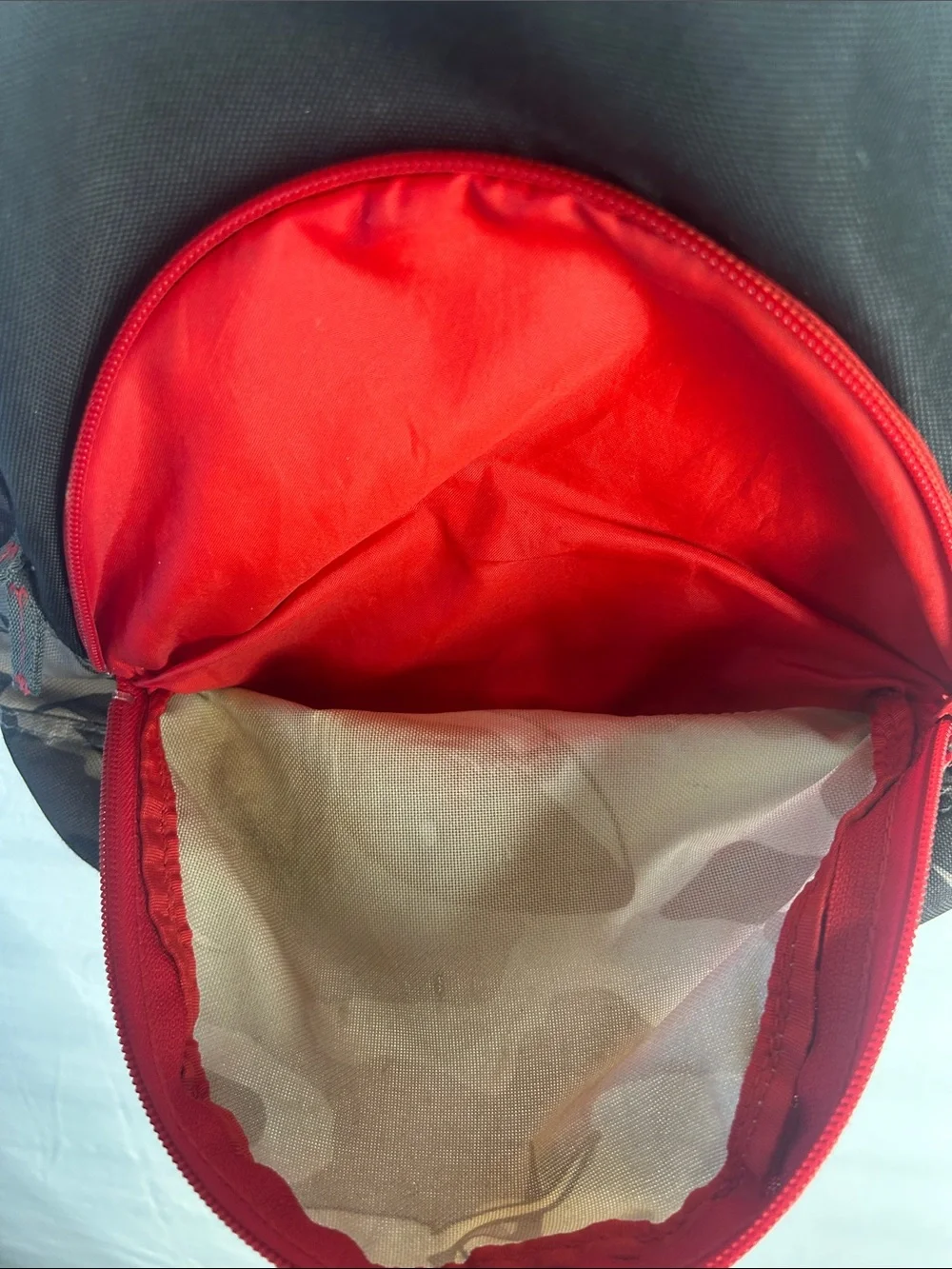 GAP Camo Shark Backpack with Red Accents